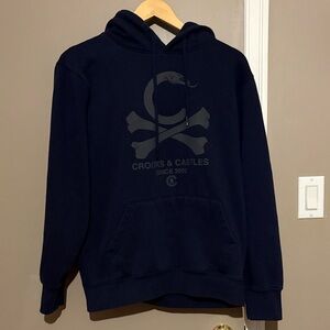 Crooks & Castles Men's Dark Blue Hoodie